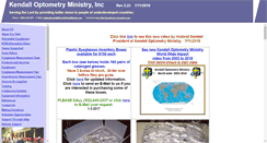 Desktop Screenshot of kendall-optometry-ministry.com