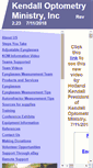Mobile Screenshot of kendall-optometry-ministry.com